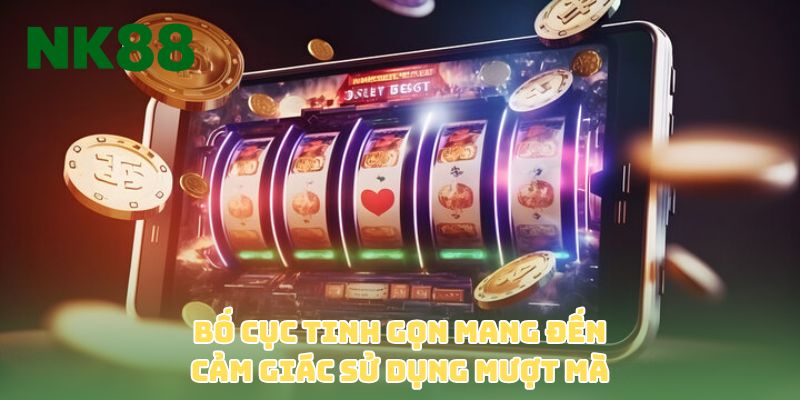 Bố cục tinh gọn mang đến cảm giác sử dụng mượt mà